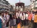 उल्हासनगरात विकास आराखड्याची मनसेकडून होळी - Marathi News | MSN Showed Oppose to ulhasnagar development plan | Latest thane News at Lokmat.com