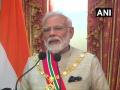 मोदींना मालदीवचा सर्वोच्च पुरस्कार 'निशान इज्जुद्दीन' प्रदान - Marathi News | PM Modi Gets Maldives' Highest Honour "Rule of Nishan Izzuddeen" | Latest international News at Lokmat.com