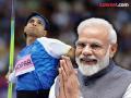 Narendra Modi : "नीरज चोप्रा म्हणजे उत्कृष्टतेचं मूर्तिमंत रुप!"; रौप्य पदक जिंकताच पंतप्रधान मोदींनी केलं कौतुक - Marathi News | Neeraj Chopra Wins Silver Medal javelin throw pm Narendra Modi congratulated neeraj | Latest other-sports News at Lokmat.com