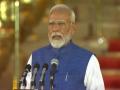 PM Narendra Modi : मोदी 3.0! नरेंद्र मोदींनी तिसऱ्यांदा घेतली पंतप्रधानपदाची शपथ... - Marathi News | Narendra Modi Oath Taking Ceremony : Modi 3.0! Narendra Modi took oath as Prime Minister for the third time | Latest national News at Lokmat.com