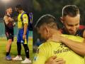 Faf Du Plessis MS Dhoni, IPL 2022: CSKच्या धोनीला मैदानावर पाहताच RCBचा कॅप्टन फाफ डू प्लेसिसने मारली मिठी (Viral Photos) - Marathi News | IPL 2022 RCB skipper Faf du Plessis catches up with CSK teammates MS Dhoni Dwayne Bravo photos go viral on social media | Latest cricket News at Lokmat.com