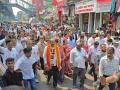 कुठे दुरंगी, कुठे तिरंगी लढत! ठिकठिकाणी सर्वपक्षीय उमेदवारांचे रॅली काढून शक्तिप्रदर्शन - Marathi News | rallies of all party candidates at various places in mumbai | Latest mumbai News at Lokmat.com