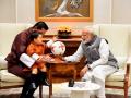 पंतप्रधान नरेंद्र मोदींची भूतानच्या छोट्या राजकुमारासोबत मस्ती - Marathi News | Have fun with Prime Minister Narendra Modi's little princess | Latest national Photos at Lokmat.com