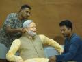'सेल्फी विथ मोदी'; 'तारक मेहता...'मधील कलाकारने साकारला मोदींचा पुतळा - Marathi News | taarak mehta ka ooltah chashmah actor mayur vakani made pm modis statue | Latest jarahatke Photos at Lokmat.com