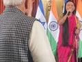 इस्रायलमध्ये राहणाऱ्या मणिपूरच्या छोट्याशा दिनाने पंतप्रधान मोदींना दिली खास भेट, पाहा व्हायरल व्हिडिओ - Marathi News | Visually impaired Manipur girl sings I Love My India for PM Modi Viral video of Manipur-born singer during Modi’s Israel visit Emotional moment during PM Modi Israel tour Indian girl in Israel meets Narendra Modi | Latest sakhi News at Lokmat.com