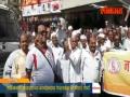 नाशिकमध्ये खासदारांच्या कार्यालयावर पेन्शनर्सचा थाळीनाद मोर्चा - Marathi News | nashik : pensioners thali naad morcha in front of mp hemant godses office | Latest nashik Videos at Lokmat.com