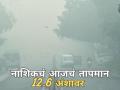 नाशिककरांना हुडहुडी, पारा थेट 12.6 अंशापर्यंत घसरला! - Marathi News | Nashikkars are under the hood, the mercury dropped directly to 12.6 degrees! | Latest agriculture News at Lokmat.com