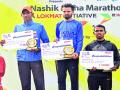 नाशिकचा किसन तडवी महामॅरेथॉन विजेता - Marathi News | Kisan Tadvi Mahamarethan winner of Nashik | Latest other-sports News at Lokmat.com