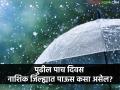 Nashik Rain : नाशिक जिल्ह्यात पुढील पाच दिवस पाऊस बरसणार का? जाणून घ्या सविस्तर  - Marathi News | Latest news Rain forecast for next five days in Nashik district Know in detail  | Latest agriculture News at Lokmat.com