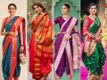 Navari look Idea : लग्नात पैठणी नऊवारी नेसायची आहे? पाहा नवरीबाईंसाठी सुंदर ४ नऊवारी पैठणी... - Marathi News | Nauvari Paithani Saree For Bride Nauvari Paithani saree for bride bridal Nauvari Paithani saree designs wedding Paithani Nauvari saree collection best Paithani saree for bride | Latest sakhi Photos at Lokmat.com