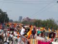 नवी मुंबईत मराठ्यांचा गर्दीचा विक्रम; दोन किलोमीटरचा रांगा - Marathi News | maratha crowd record in navi mumbai a queue of two kilometers | Latest navi-mumbai News at Lokmat.com