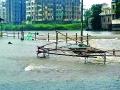 नदीनाका विसर्जन घाट पाण्याखाली - Marathi News | The river Nile discharge ghats under water | Latest thane News at Lokmat.com