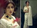 नेहा पेंडसेने आपल्या सोज्वळ अंदाजाने रसिकांना केले घायाळ - Marathi News | Nehha Pendse jaw-dropping white saree look | Latest filmy News at Lokmat.com