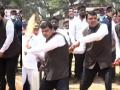 IN PICS! Fadnavis enjoys playing cricket at furing Cricket Tournament - Hindi News | IN PICS! Fadnavis enjoys playing cricket at furing Cricket Tournament | Latest maharashtra Photos at Lokmattimes.com