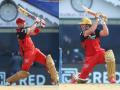 IPL 2021: एक अतरंगी...तर दुसरा सतरंगी...मॅक्सवेल, डीव्हिलियर्सनं KKRला मजबूत धुतलं! - Marathi News | ipl 2021 AB de Villiers and Glenn Maxwell power RCB to 204 against KKR | Latest cricket Photos at Lokmat.com
