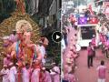 VIDEO: मुंबईत 'लालबागचा राजा', तर पुण्यात दगडूशेठ हलवाई गणपतीची विसर्जन मिरवणूक अजूनही सुरूच! - Marathi News | mumbai and pune ganesh visarjan 2022 still going on lalbaugcha raja on girgaon chowpatty and dagdusheth halwai ganpati on laxmi road | Latest maharashtra News at Lokmat.com