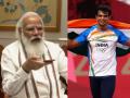 VIDEO: देश को खूश कर दिया...; सोनेरी इतिहास रचणाऱ्या नीरज चोप्राला PM मोदींचा फोन - Marathi News | During a Phone Call PM Narendra Modi Congratulates Javelin Thrower Neeraj Chopra | Latest other-sports News at Lokmat.com