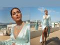 Cannes 2022: हिना खान थाई हाई स्लिट ड्रेसमध्ये दिसली खूपच स्टनिंग, फोटोंची होतेय चर्चा - Marathi News | Cannes 2022: Hina Khan in Thai high slit dress looks very stunning, photos are being discussed | Latest filmy Photos at Lokmat.com