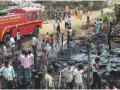 धनोडी येथे आगीत दोन घरे भस्मसात! - Marathi News | Two houses were set on fire in Dhanbadi! | Latest amravati News at Lokmat.com