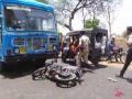 दुचाकी-बस अपघातात एक ठार - Marathi News | One killed in a bike-bus crash | Latest buldhana News at Lokmat.com