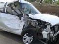 कंटेनरच्या धडकेत एक ठार; तीन जखमी - Marathi News | One killed in container shock; Three injured | Latest akola News at Lokmat.com