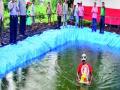 पनवेलमध्ये कृत्रिम विसजर्न तलाव - Marathi News | Artificial insemination lake at Panvel | Latest mumbai News at Lokmat.com