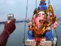 गणेश विसर्जनाच्या मार्गात अडथळा - Marathi News | The obstacle in the way of Ganesh immersion | Latest mumbai News at Lokmat.com