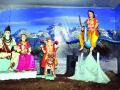 घुगे मळा येथील शिवसेवा मित्रमंडळाचा धार्मिक देखावा. - Marathi News | Religious scene of Shiv Sewa Mitra Mandal in Ghuge Mala. | Latest nashik News at Lokmat.com