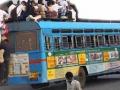 बसच्या टपावर बसून प्रवास - Marathi News | Travel by bus to the bus | Latest akola News at Lokmat.com