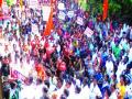 पाणीगळती विरोधात शिवसेनेचा मोर्चा - Marathi News | Shiv Sena's front against water level | Latest mumbai News at Lokmat.com