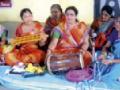 भजन स्पर्धेत भक्तीमय झाल्या सखी - Marathi News | Devotees become devoted to bhajan competition | Latest bhandara News at Lokmat.com