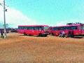 बसेस रिकाम्या; वाहनतळ सुनेसुने - Marathi News | Buses vacant; Parking lot | Latest nashik News at Lokmat.com