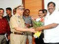 पोलीस महासंचालकांचे स्वागत... - Marathi News | Director General of Police ... | Latest chandrapur News at Lokmat.com