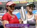 सानिया - मार्टिनाने जिंकली वुहान ओपन ट्रॉफी - Marathi News | Sania - Martin wins the Wuhan Open Trophy | Latest other-sports News at Lokmat.com