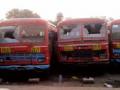 बसस्थानकावरील बसेसची तोडफोड - Marathi News | Disruption of buses at bus station | Latest chandrapur News at Lokmat.com
