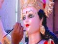 नवरात्रीसाठी मूर्तिकार सज्ज - Marathi News | Sculptor ready for Navratri | Latest navi-mumbai News at Lokmat.com