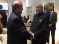 पॅरिसमध्ये नरेंद्र मोदींनी नवाज शरीफांची घेतली भेट ! - Marathi News | Narendra Modi's visit to Paris is the visit of Nawaz Sharif! | Latest international News at Lokmat.com