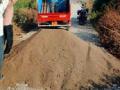 सिमेंट रस्त्यासाठी मातीमिश्रीत रेती - Marathi News | Mtimisheit sand for the cement road | Latest amravati News at Lokmat.com