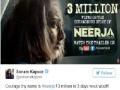 तीन दिवसांत तीन दशलक्ष लोकांनी पाहिला 'नीरजा' ट्रेलर - Marathi News | Three million people watched 'Neerja' trailer in three days | Latest filmy News at Lokmat.com