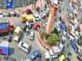 कल्याण-डोंबिवलीकर वाहतूककोंडीने त्रस्त - Marathi News | Kalyan-Dombivlikar struggled with traffic | Latest thane News at Lokmat.com