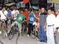 सायकल रॅलीत वर्धेकरांचा सहभाग - Marathi News | Wardhaar's participation in the cycle rally | Latest vardha News at Lokmat.com