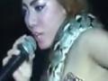 स्टेजवर परफार्म करताना साप चावून पॉपस्टारचा मृत्यू - Marathi News | The snake bites while popping on the stage and popstar dies | Latest international News at Lokmat.com