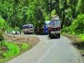 राष्ट्रीय महामार्ग धोकादायक ! - Marathi News | National highway dangerous! | Latest navi-mumbai News at Lokmat.com