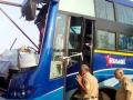 शिर्डीजवळ ट्रेलर-लक्झरी बसला अपघात, चार ठार - Marathi News | Four people were killed in a trailer-luxury bus near Shirdi | Latest maharashtra News at Lokmat.com