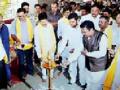 विवाह सोहळ्यात सहा जोडपी विवाहबद्ध - Marathi News | Six couples married in wedding ceremony | Latest vardha News at Lokmat.com
