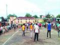 पोलीस विभागाच्यावतीने व्हॉलीबॉल सामन्यांचे उद्घाटन - Marathi News | Police Department inaugurated Volleyball matches | Latest buldhana News at Lokmat.com
