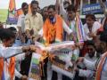 मनसेने जाळला विदर्भाचा झेंडा - Marathi News | MNS ignited Vidarbha's flag | Latest maharashtra News at Lokmat.com