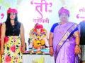‘ती’चा गणपतीने दिला स्त्रीशक्तीला सन्मान - Marathi News | 'Ti' of Ganapati gave honor to woman power | Latest pune News at Lokmat.com