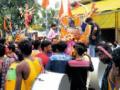 जय अंबे.. जय दुर्गेच्या गजरात नवदुर्गेची स्थापना - Marathi News | Jai Ambe .. Establishment of Navdurga in the yard of Jai Durga | Latest vardha News at Lokmat.com