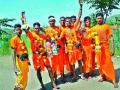 कावडीधारक सप्तशृंगगडाकडे रवाना - Marathi News | Cauldron to Saptashringagad | Latest nashik News at Lokmat.com